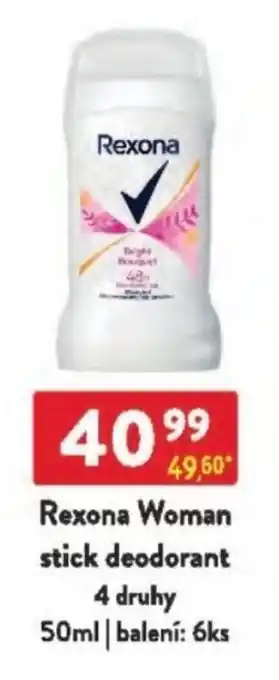Qanto Rexona Woman stick deodorant nabídka