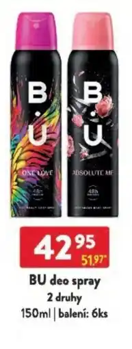 Qanto BU deo spray nabídka