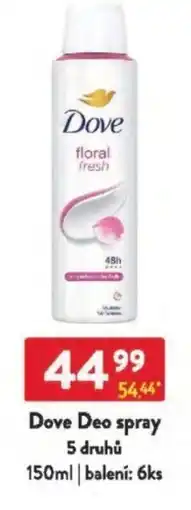 Qanto Dove Deo spray nabídka