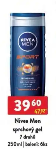 Qanto Nivea Men sprchový gel nabídka