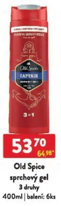 Qanto Old Spice sprchový gel nabídka