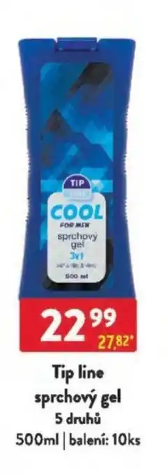 Qanto Tip line sprchový gel nabídka