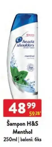 Qanto Šampon H&S Menthol nabídka