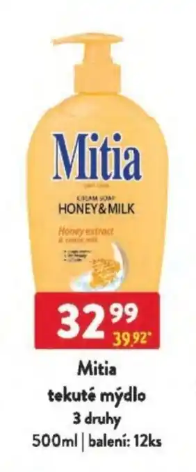 Qanto Mitia tekuté mýdlo nabídka