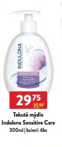 Qanto Tekuté mýdlo Indulona Sensitive Care nabídka