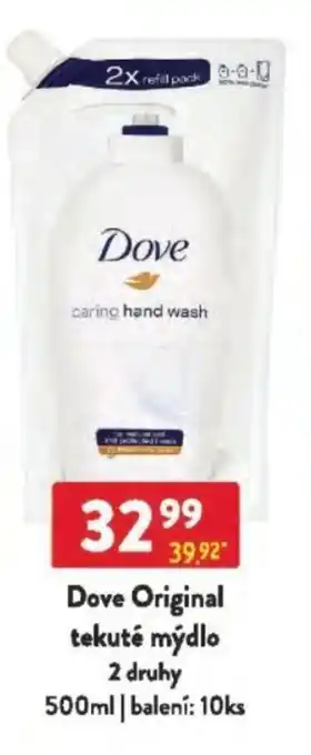 Qanto Dove Original tekuté mýdlo nabídka