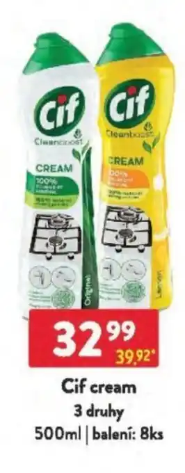 Qanto Cif cream nabídka