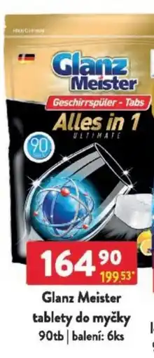 Qanto Glanz Meister tablety do myčky nabídka