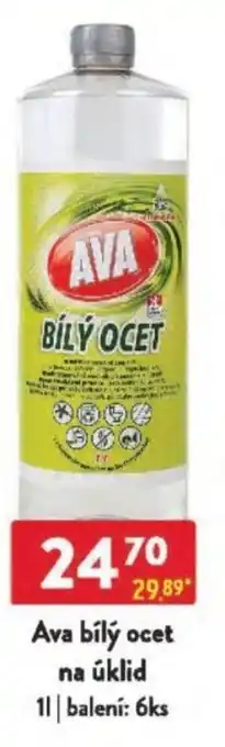 Qanto Ava bílý ocet na úklid nabídka