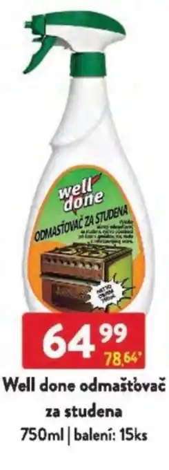 Qanto Well done odmašťovač za studena nabídka