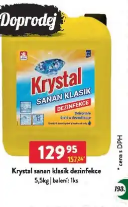 Qanto Krystal sanan klasik dezinfekce nabídka