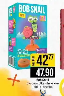 Jip Bob Snail ovocná rolka s hračkou jablko+hruška 20 g nabídka