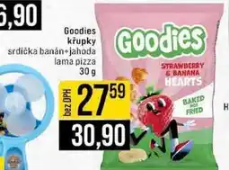 Jip Goodies křupky srdíčka banán+jahoda lama pizza 30 g nabídka