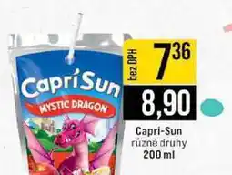 Jip Capri-Sun různé druhy nabídka