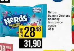 Jip Nerds Gummy Clusters bonbony lesní ovoce ovoce 48 nabídka