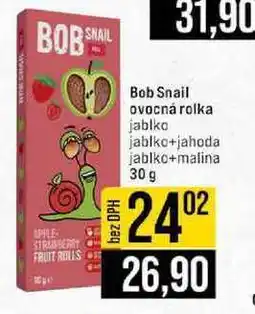Jip Bob Snail ovocná rolka jablko jablko+jahoda jablko+malina 30 g nabídka