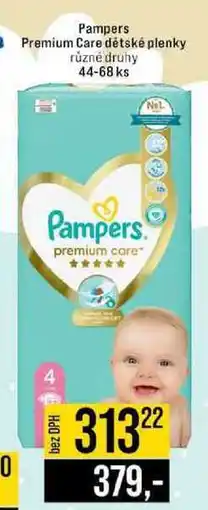 Jip Pampers Premium Care dětské plenky různé druhy 44-68 ks nabídka