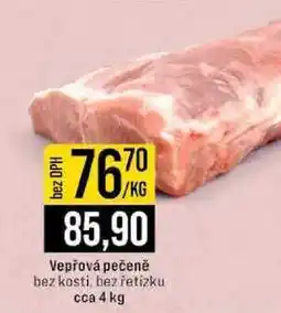 Jip Vepřová pečeně bez kosti, bez řetízku cca 4 kg 1kg nabídka