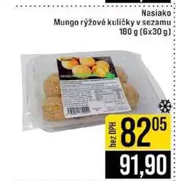 Jip Nasiako Mungo rýžové kuličky v sezamu 180 g (6x30 g) nabídka