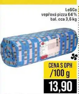 Jip Le&Co vepřová pizza 64% bal. cca 3,6 kg 100g nabídka