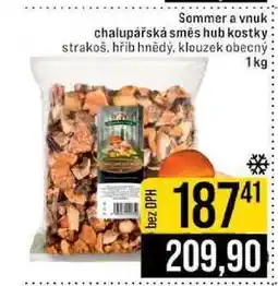 Jip Sommer a vnuk chalupářská směs hub kostky strakoš, hřib hnědý, klouzek obecný nabídka