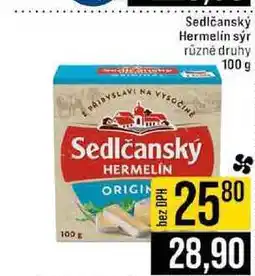 Jip Sedlčanský Hermelín sýr různé druhy nabídka