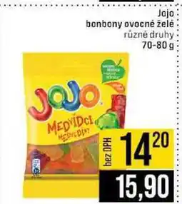 Jip Jojo bonbony ovocné želé různé druhy nabídka