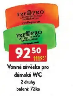 Qanto Vonná závěska pro dámská WC nabídka