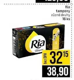 Jip Ria tampony různé druhy 16 ks nabídka