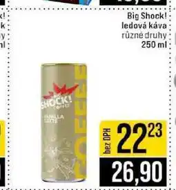 Jip Big Shock! ledová káva různé druhy nabídka