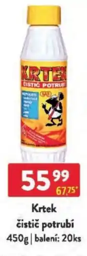 Qanto Krtek čistič potrubí nabídka