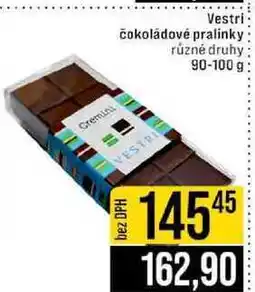 Jip Vestri čokoládové pralinky různé druhy nabídka