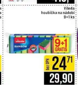 Jip Vileda houbička na nádobí 9+1 ks nabídka