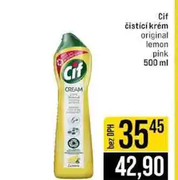 Jip Cif čistící krém original lemon pink nabídka