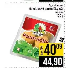 Jip Agrofarma Gazdovské pareničky sýr uzenė nabídka