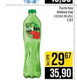 Jip Fuze tea ledový čaj různé druhy nabídka