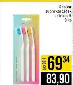 Jip Spokar zubní kartáček extra soft 3 ks nabídka