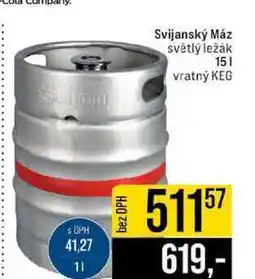 Jip Svijanský Máz světlý ležák nabídka