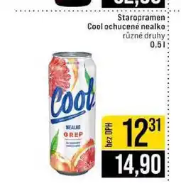 Jip Staropramen Cool ochucené nealko různé druhy nabídka