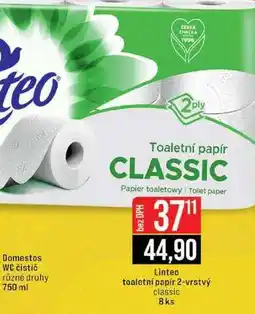 Jip Linteo toaletní papír 2-vrstvý classic 8ks nabídka