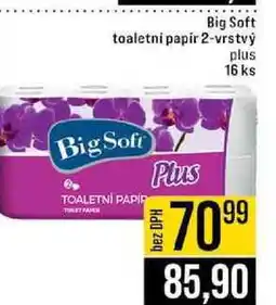 Jip Big Soft toaletni papir 2-vrstvý plus 16 ks nabídka