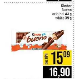 Jip Kinder Bueno original 43 g white 39 g nabídka