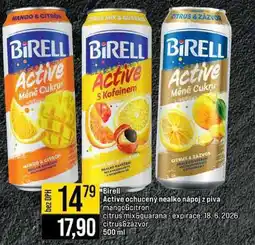 Jip Active ochucený nealko nápoj z piva mango&citron citrus mix&guarana-expirace citrus&zázvor nabídka