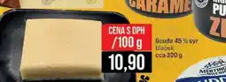Jip Gouda 45% syr bloček cca 300 g 100g nabídka