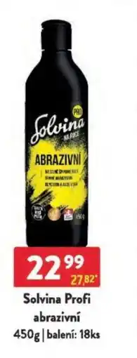 Qanto Solvina Profi abrazivní nabídka