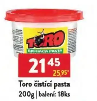 Qanto Toro čistící pasta nabídka