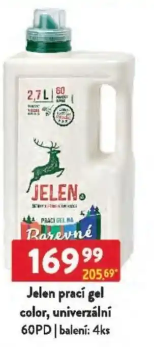 Qanto Jelen prací gel color, univerzální nabídka