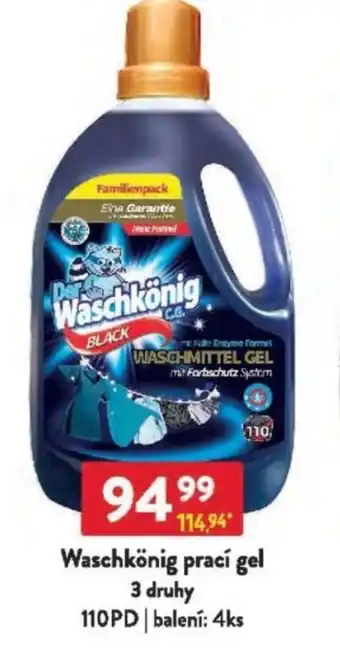 Qanto Waschkönig prací gel nabídka