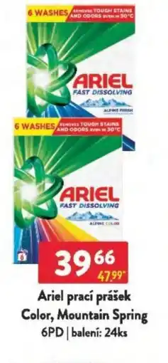 Qanto Ariel prací prášek Color, Mountain Spring nabídka