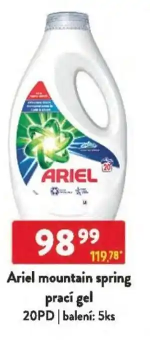 Qanto Ariel mountain spring prací gel nabídka